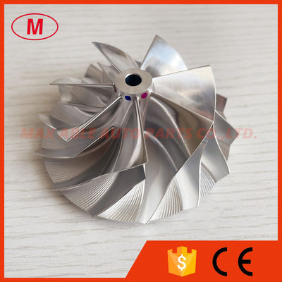 GT15-25 Reverse 55.50/72.00mm 7+7 Blades High Performance Turbocharger Milling/aluminum 2618/billet Compressor Wheel