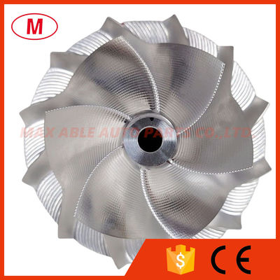 GT15-25 44.5/60.01mm 720915-0004 6+6 blades high performance air curve point milling turbo billet/milling/aluminum 2618 compressor wheel for 725364-0004, 725364-0005, 725364-0006, 725364-0007,