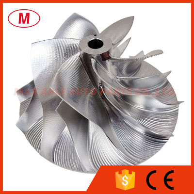 GT15-25 44.5/60.01mm 720915-0004 6+6 blades high performance air curve point milling turbo billet/milling/aluminum 2618 compressor wheel for 725364-0004, 725364-0005, 725364-0006, 725364-0007,