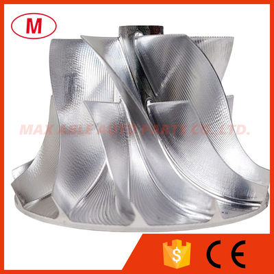 GT15-25 44.5/60.01mm 720915-0004 6+6 blades high performance air curve point milling turbo billet/milling/aluminum 2618 compressor wheel for 725364-0004, 725364-0005, 725364-0006, 725364-0007,