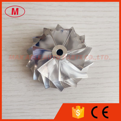 GT15-25 44.47/59.48mm 7+7blades 702549-0008 high performance turbo milling/aluminum 2618/billet compressor wheel for 724483-0003/17201-17050