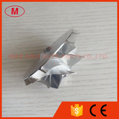 GT15-25 44.47/59.48mm 7+7blades 702549-0008 high performance turbo milling/aluminum 2618/billet compressor wheel for 724483-0003/17201-17050