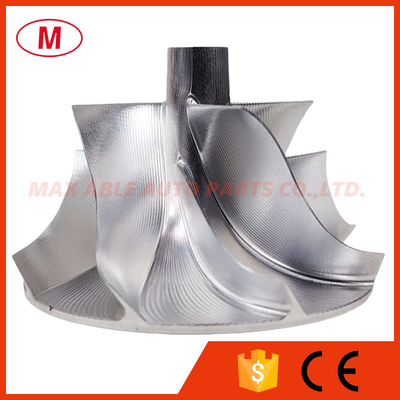 GT15-25 701374-0001/6 41.52/56.02mm 1102-025-400 4+4 Point milling milling/aluminum 2618/billet compressor wheel for 454191-0001/454191-0003/454191-0004/454191-0005/454191-0006/454191-0007