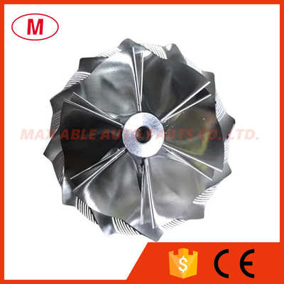 KP39 44.80/56.00mm 6+6 Blades High Performance Turbo Milling/aluminum 2618/billet Compressor Wheel