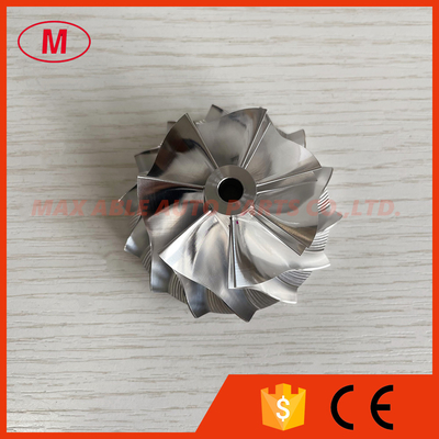 RHF5HB 46.50/59.94mm 7+7 blades performance turb Billet/milling/aluminum 2024 compressor wheel for VF30/VF34/VF35/VF36