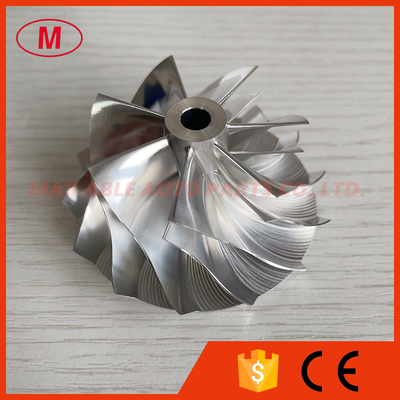 RHF5HB 46.50/59.94mm 7+7 blades performance turb Billet/milling/aluminum 2024 compressor wheel for VF30/VF34/VF35/VF36