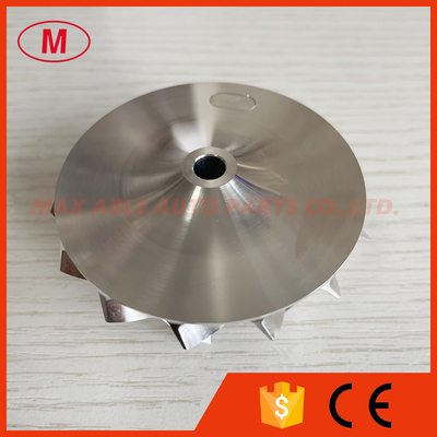 RHF5HB 46.50/59.94mm 7+7 blades performance turb Billet/milling/aluminum 2024 compressor wheel for VF30/VF34/VF35/VF36