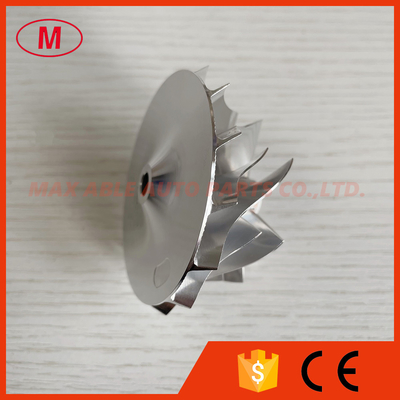 RHF5HB 46.50/59.94mm 7+7 blades performance turb Billet/milling/aluminum 2024 compressor wheel for VF30/VF34/VF35/VF36
