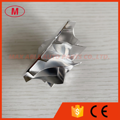 RHF5HB 46.50/59.94mm 7+7 blades performance turb Billet/milling/aluminum 2024 compressor wheel for VF30/VF34/VF35/VF36