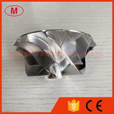 RHF5HB 46.50/59.94mm 7+7 blades performance turb Billet/milling/aluminum 2024 compressor wheel for VF30/VF34/VF35/VF36