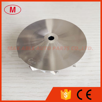 GT30 forward 52.95/71.40mm 11+0 blades point milling Turbocharger aluminum 2618/milling/billet compressor wheel