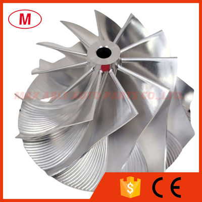 GTX3076 REVERSE 58.00/76.13mm 11+0 blades  high performance turbo milling/aluminum 2618/billet compressor wheel bore:5.999mm