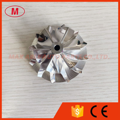 GT15-25 44.50/62.50mm 6+6 Blades high performance Turbocharger milling/aluminum 2618/billet Compressor wheel