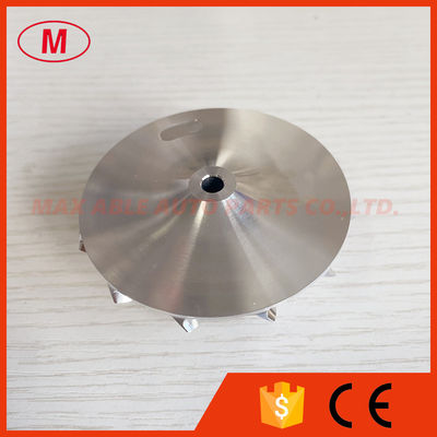 GT15-25 44.50/62.50mm 6+6 Blades high performance Turbocharger milling/aluminum 2618/billet Compressor wheel