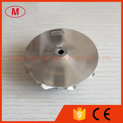 K04 48.35/60.00mm 9+0 Blades Point Milling Super Back:1.80mm Turbo Aluminum 2618/Milling/billet Compressor Wheel
