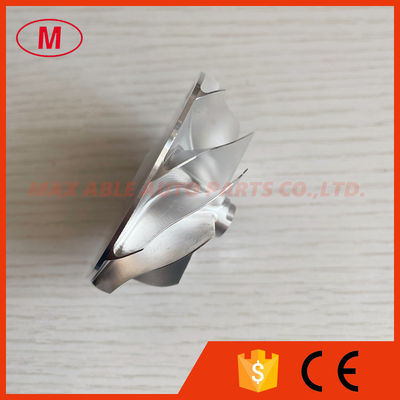 K04 48.35/60.00mm 9+0 Blades Point Milling Super Back:1.80mm Turbo Aluminum 2618/Milling/billet Compressor Wheel