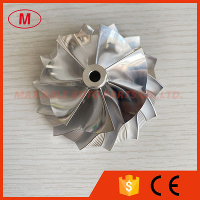B03G reverse 7+7 blades 57.00/76.00mm high performance turbo milling/aluminum 2618/billet compressor wheel