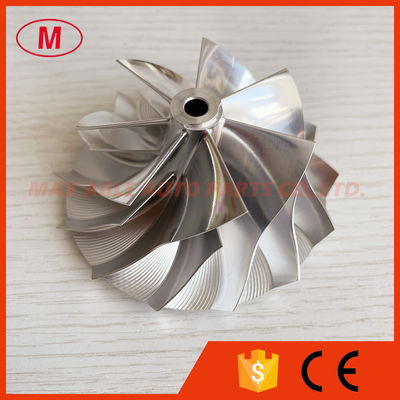 B03G reverse 7+7 blades 57.00/76.00mm high performance turbo milling/aluminum 2618/billet compressor wheel