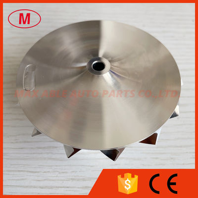 B03G reverse 7+7 blades 57.00/76.00mm high performance turbo milling/aluminum 2618/billet compressor wheel