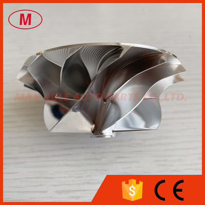 B03G reverse 7+7 blades 57.00/76.00mm high performance turbo milling/aluminum 2618/billet compressor wheel