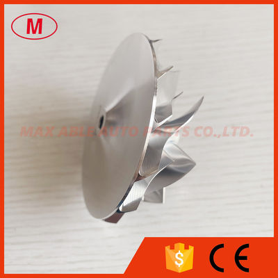 B03G forward 7+7 blades 56.90/73.00mm turbo milling/aluminum 2618/billet compressor wheel