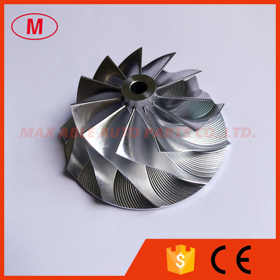 CT26 11+0 blades 48.30/64.89mm Tapered tip Angle:18 degree Turbo aluminum 2618/milling/billet compressor wheel