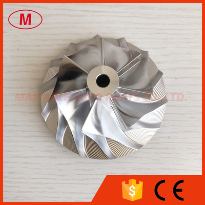 HX35 53.88/81.30mm 7+7 blades turbo Billet/milling/aluminum 2618 compressor wheel for 3539699/3539698/3539700/3590032