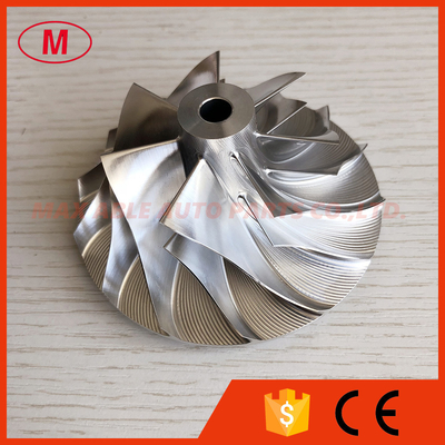 HX35 53.88/81.30mm 7+7 blades turbo Billet/milling/aluminum 2618 compressor wheel for 3539699/3539698/3539700/3590032