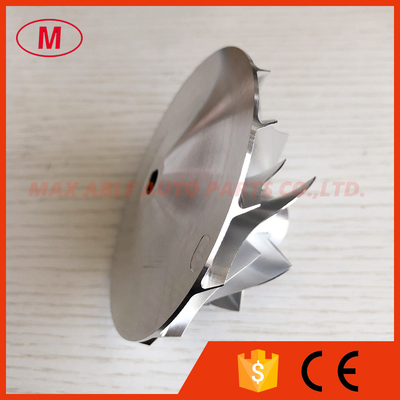 HX35 53.88/81.30mm 7+7 blades turbo Billet/milling/aluminum 2618 compressor wheel for 3539699/3539698/3539700/3590032