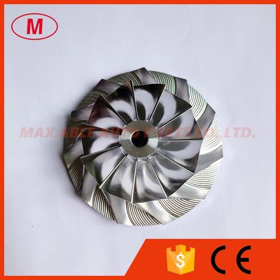 HX35 3537168 53.88/81.30mm 11+0 blades turbo Billet/milling/aluminum 2618 compressor wheel for 3539699/3539698/3539700