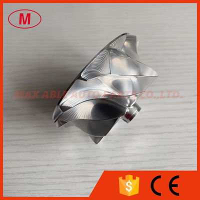 RHF5HB 49.62/61.98mm 11+0 blades high performance Turbo milling/aluminum 2618/billet compressor wheel for VF22 upgrade