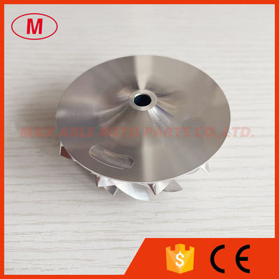 RHF5HB 49.62/61.98mm 11+0 blades Turbocharger milling/aluminum 2618/billet compressor wheel for VF30/VF34 upgrade