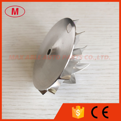 CT26 43.00/67.00mm 6+6blades Turbo milling/aluminum 2618/billet compressor wheel