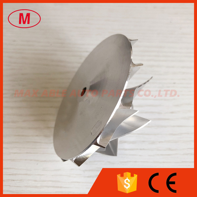 CT26 57.04/76.13mm 6+6blades Turbo milling/aluminum 2618/billet compressor wheel