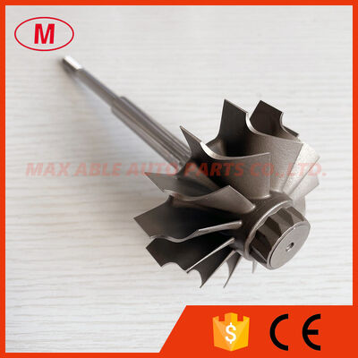 HX35 HX35W H1C Ind 70mm Exd 60mm 12 blades Turbocharger Turbine Wheel /turbine Shaft&wheel