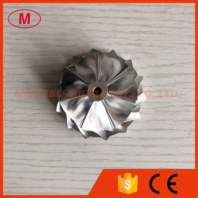 KP39 43.00/53.00mm 7+7 blades high performance turbocharger billet/milling/aluminum 2618 compressor wheel