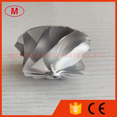 TD04H reverse 44.47/56.00mm 11+0 blades high Performance turbo milling/aluminum 2618/billet compressor wheel