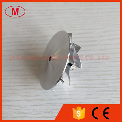 TD03 reverse 36.50/48.00mm 6+6 blades Turbo milling/aluminum 2618/billet compressor wheel