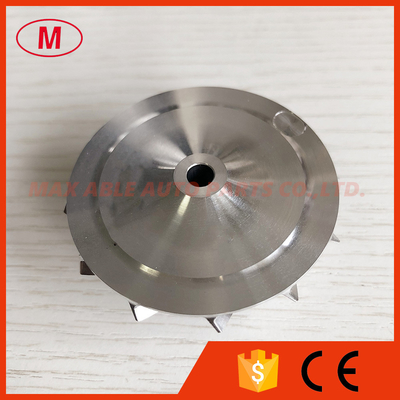 CT10 36.02/50.96mm 17291-0L020 6+6 blades turbo milling/aluminum 2618/billet compressor wheel for 17201-0L020/30080