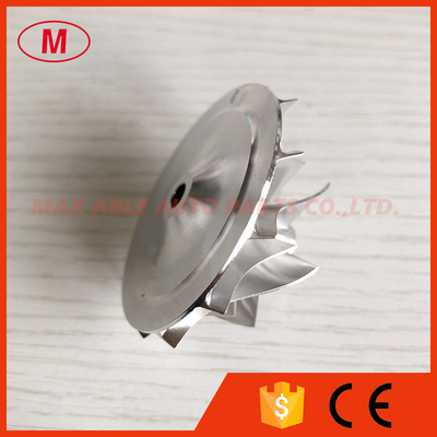 CT10 36.02/50.96mm 17291-0L020 6+6 blades turbo milling/aluminum 2618/billet compressor wheel for 17201-0L020/30080