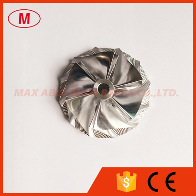 TA31 46.41/60.25mm 409096-0013 6+6 blades turbo billet/milling/aluminum 2618 compressor wheel for Kobelco