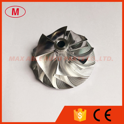 TA31 46.41/60.25mm 409096-0013 6+6 blades turbo billet/milling/aluminum 2618 compressor wheel for Kobelco