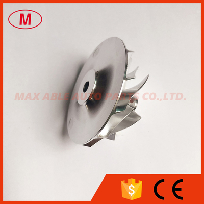 TA31 46.41/60.25mm 409096-0013 6+6 blades turbo billet/milling/aluminum 2618 compressor wheel for Kobelco