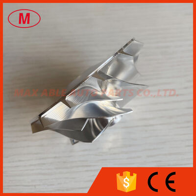 GT35 58.00/76.13mm 7+7 blades LEP style turbo Milling/aluminum 2618/billet compressor wheel 