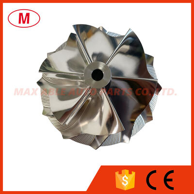 B03G reverse 6+6 blades 57.00/71.00mm high performance turbo milling/aluminum 2618/billet compressor wheel