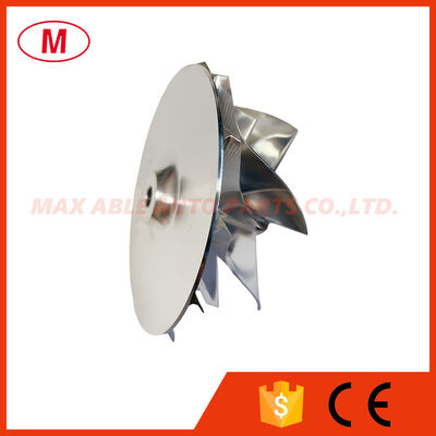 B03G reverse 6+6 blades 57.00/71.00mm high performance turbo milling/aluminum 2618/billet compressor wheel