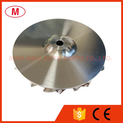 B03G reverse 6+6 blades 57.00/71.00mm high performance turbo milling/aluminum 2618/billet compressor wheel
