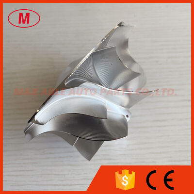 S300 69.66/93.35mm 6+6 blades high performance point milling turbo milling/aluminum 2618/billet compressor wheel