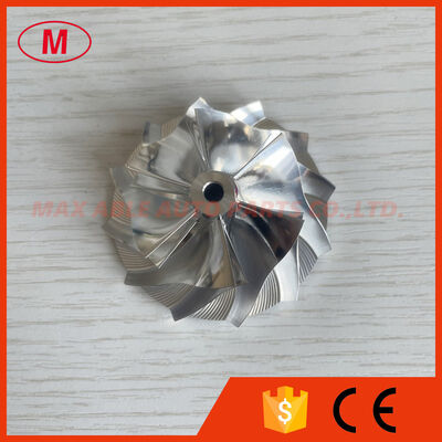 TD03 reverse 38.00/52.00mm 6+6 blades high performance turbocharger milling/aluminum 2618/billet compressor wheel