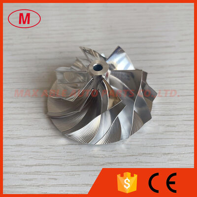 TD03 reverse 38.00/52.00mm 6+6 blades high performance turbocharger milling/aluminum 2618/billet compressor wheel